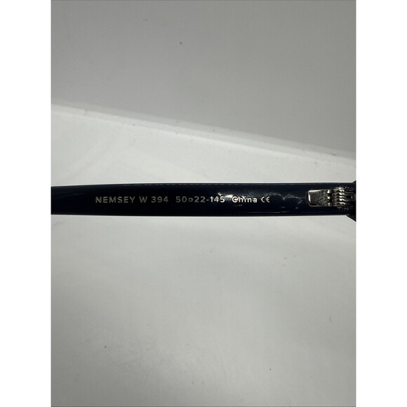 Warby Parker Nemsey W394 52 22-145 Blue Frame Polarized Sunglasses - Picture 5 of 6